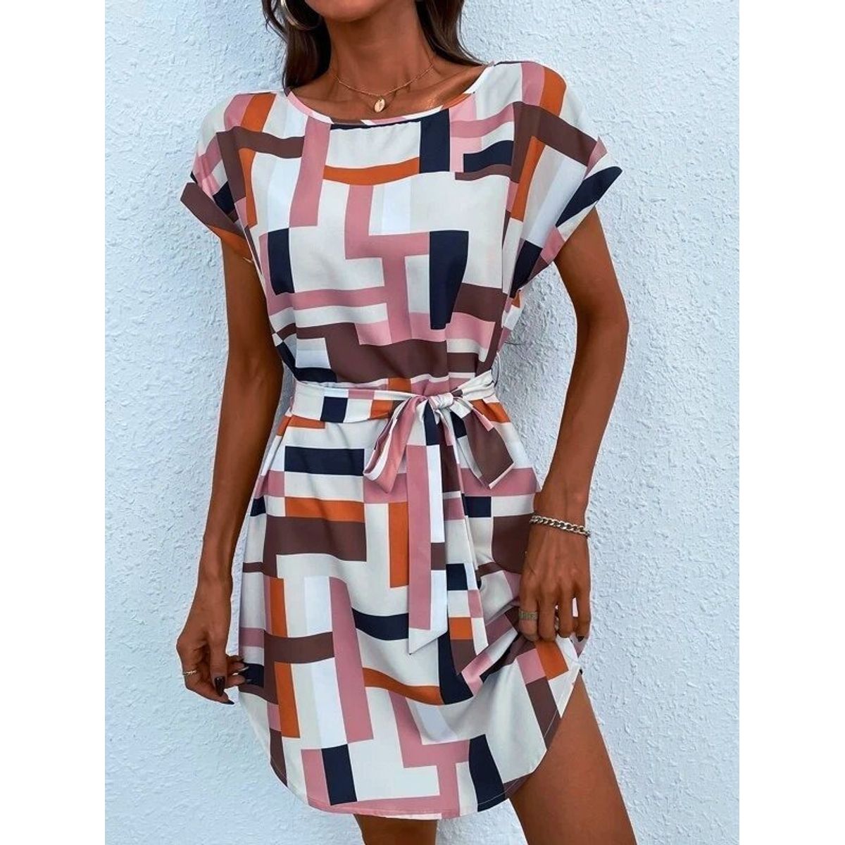 GENERICO - Vestido de Seda Francesa con Estilo Moderno