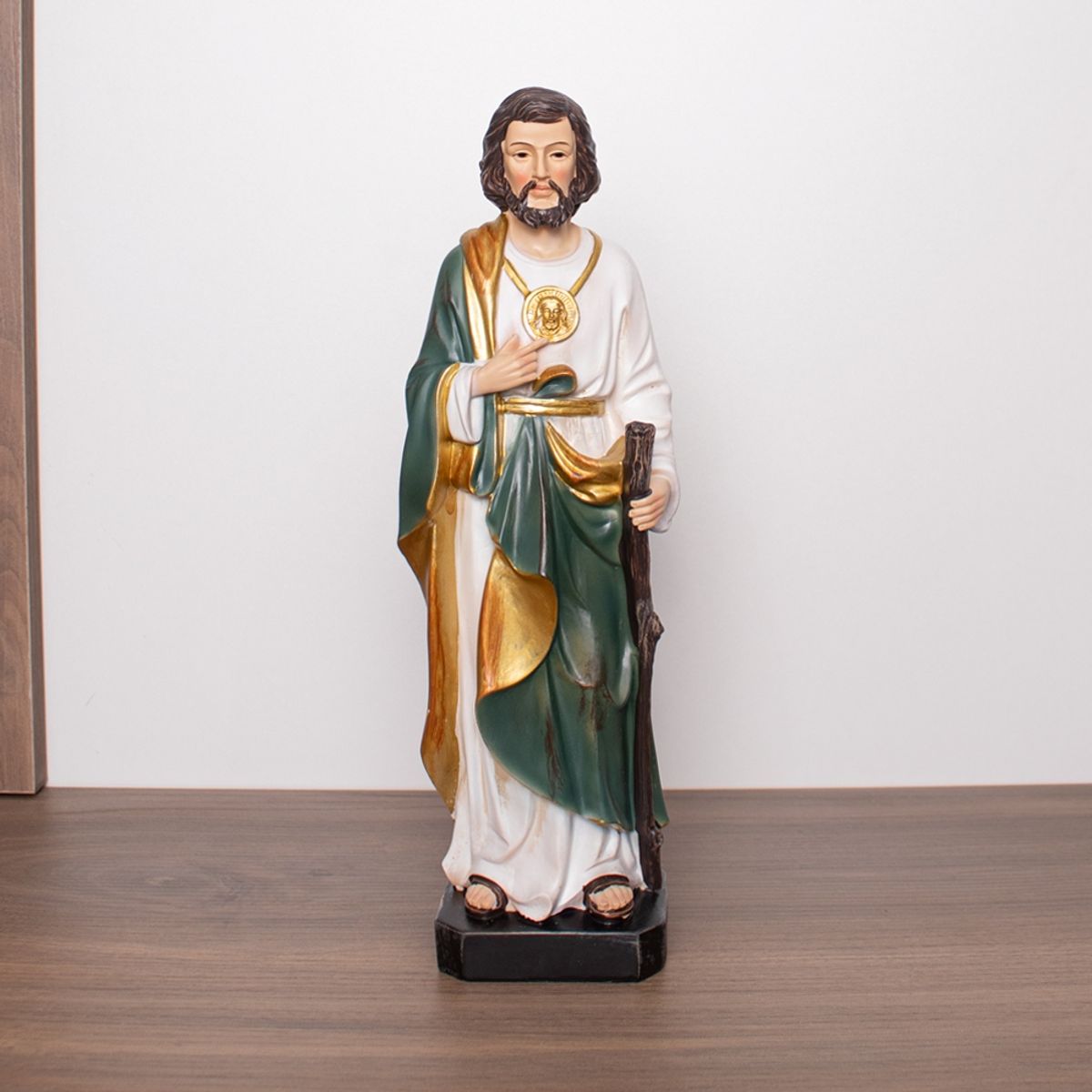 PANADECOR - Figura De San Judas Tadeo Panadecor Con Túnica Verde 24Cm Poliresina