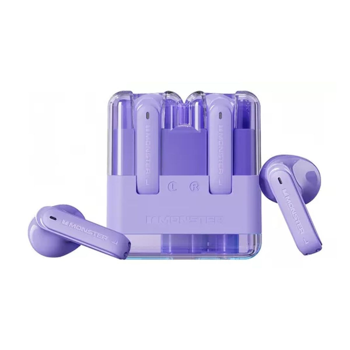 MONSTER - Audífonos Bluetooth Gamer Monster XKT12 Púrpura