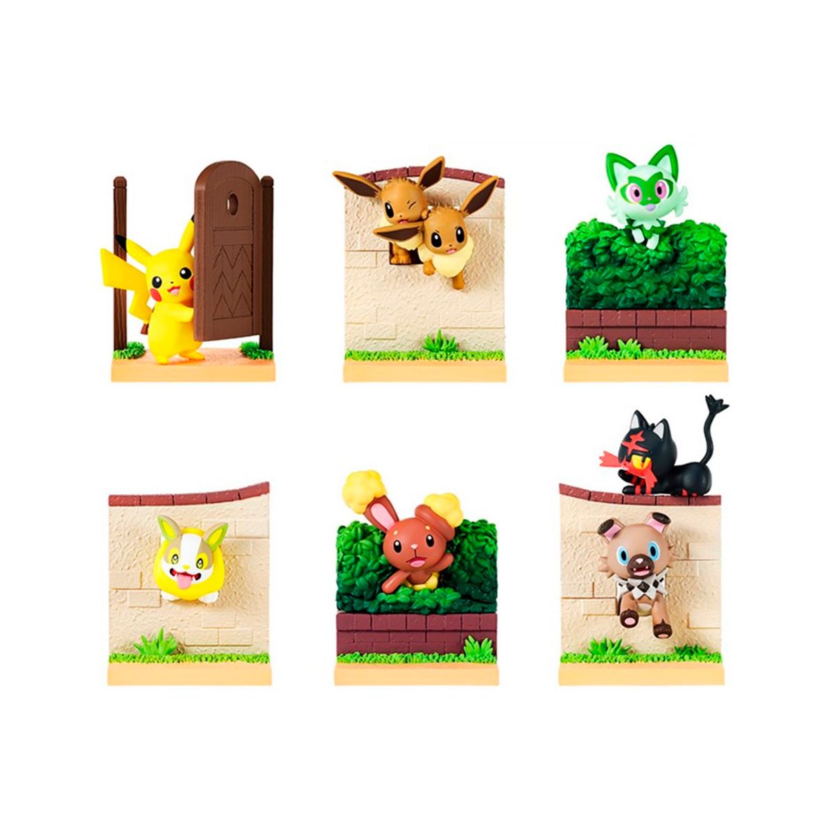 POKEMON - Pokemon Re Ment Pyokotto Okaer Set completo Japon