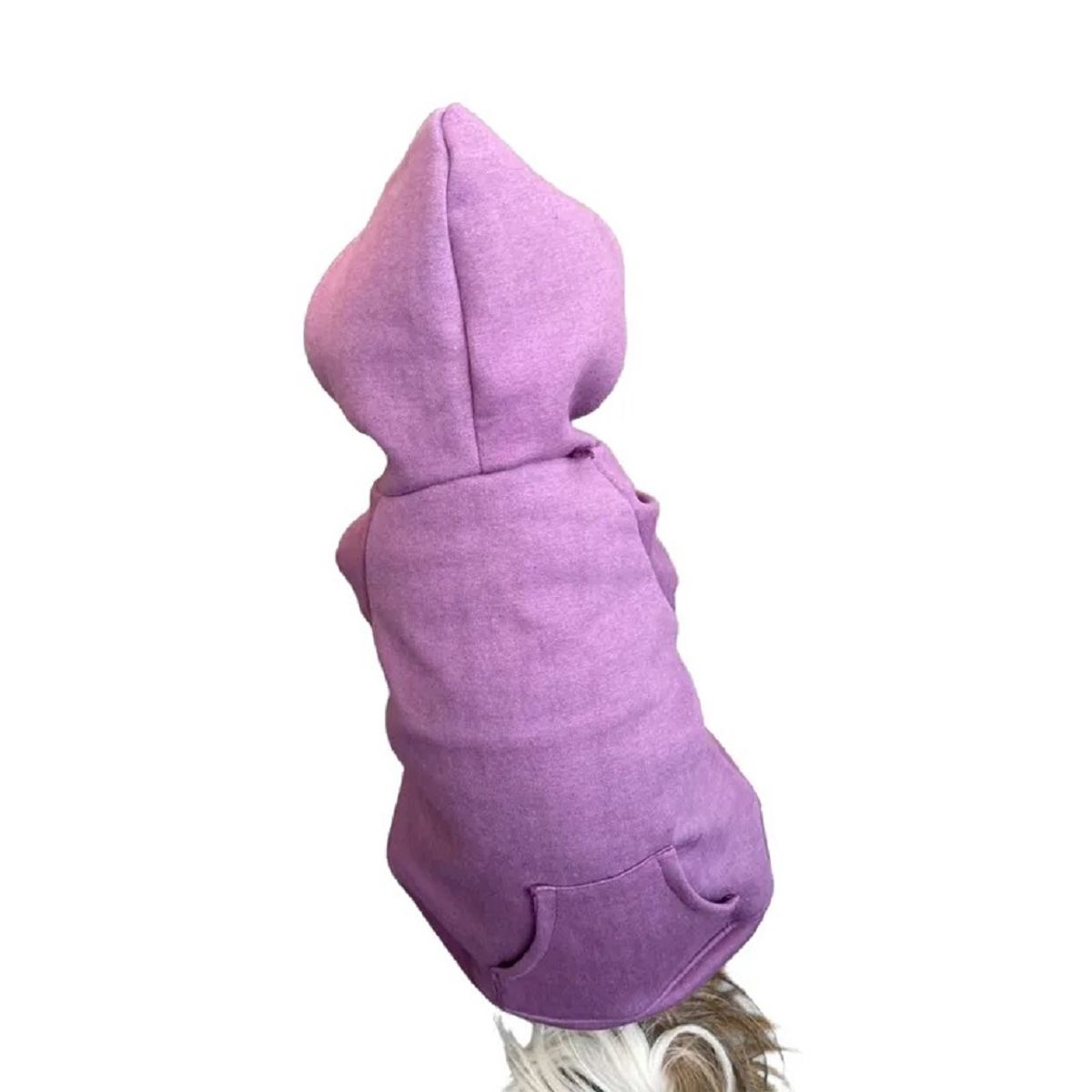 MARC - Ropa De Mascota Polera Con Capucha Color Lila Talla 0