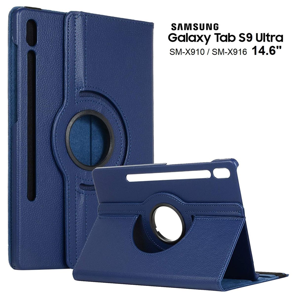 GENERICO - Funda Giratoria para Samsung Tab S9 Ultra 14.6 SM-X910 X916 Case 360°