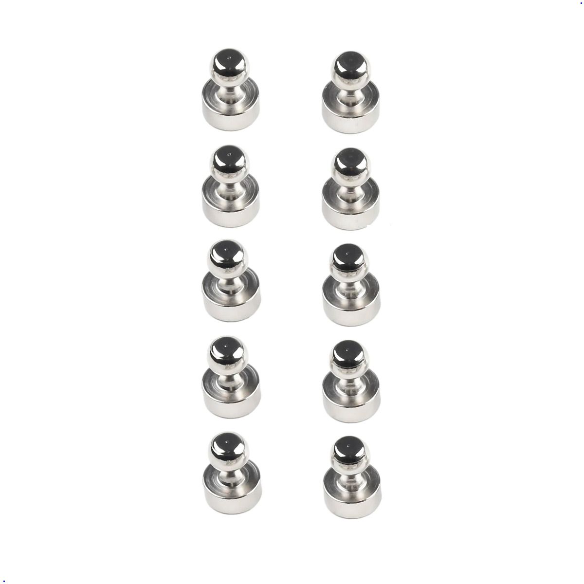 GENERICO - Set de Imánes De Base Magnetics Redondo Pack 10 Unids