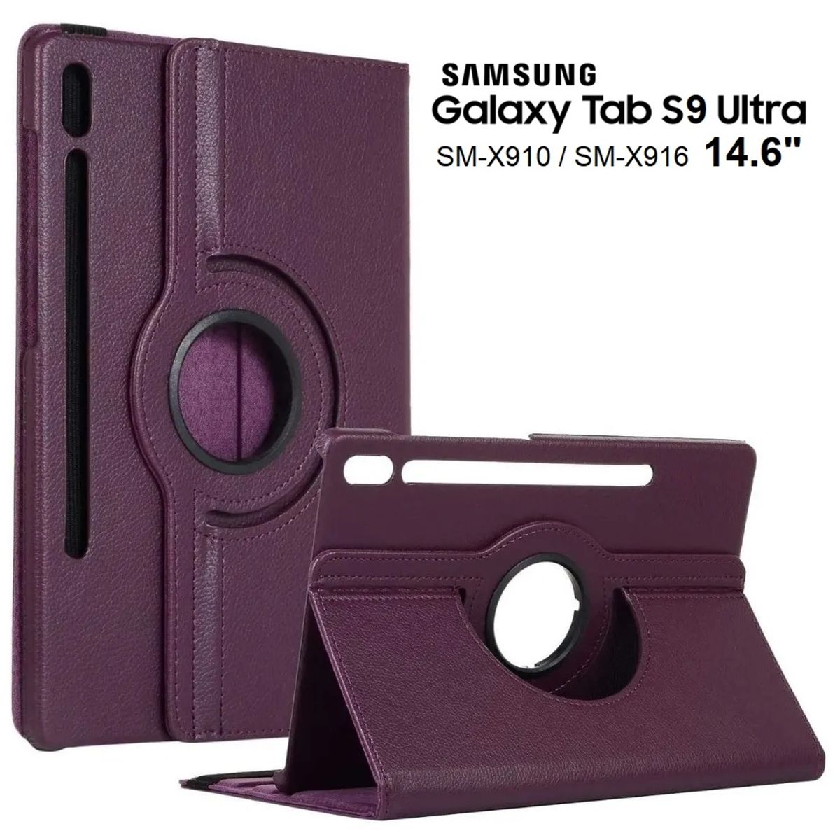 GENERICO - Funda Giratoria para Samsung Tab S9 Ultra 14.6 SM-X910 X916 Case 360°