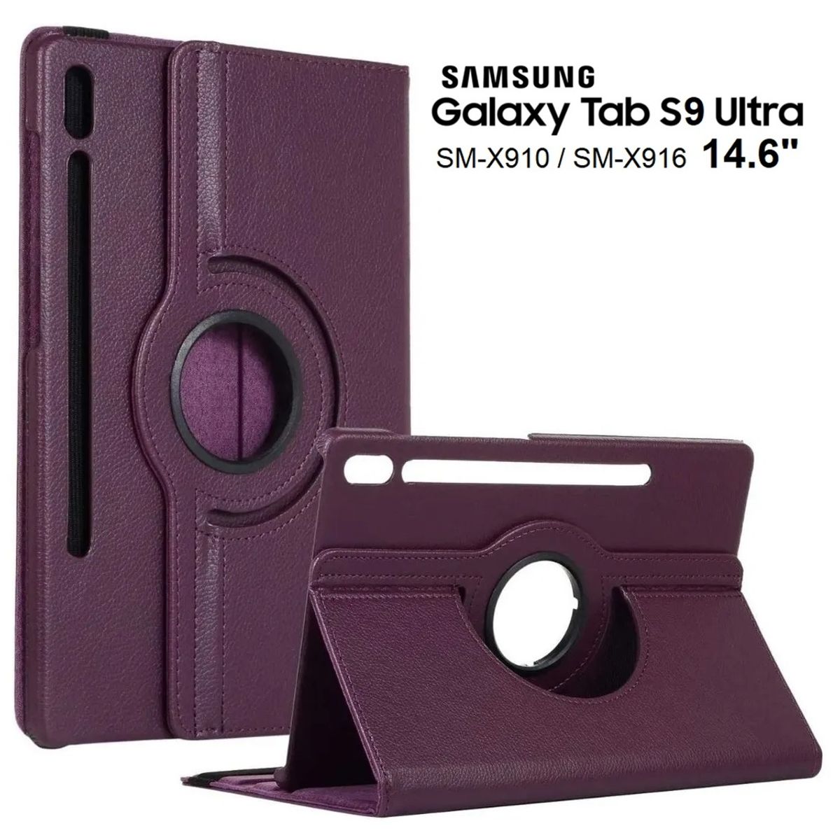 GENERICO - Funda Giratoria para Samsung Tab S9 Ultra 14.6 SM-X910 X916 Case 360°