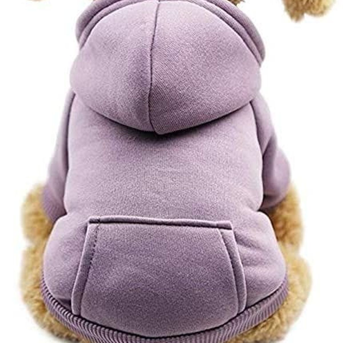 MARC - Ropa De Mascota Polera Con Capucha Color Lila Talla 06