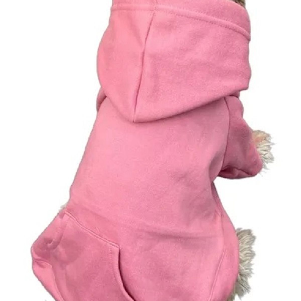 MARC - Ropa De Mascota Polera Con Capucha Color Palo Rosa Talla 0