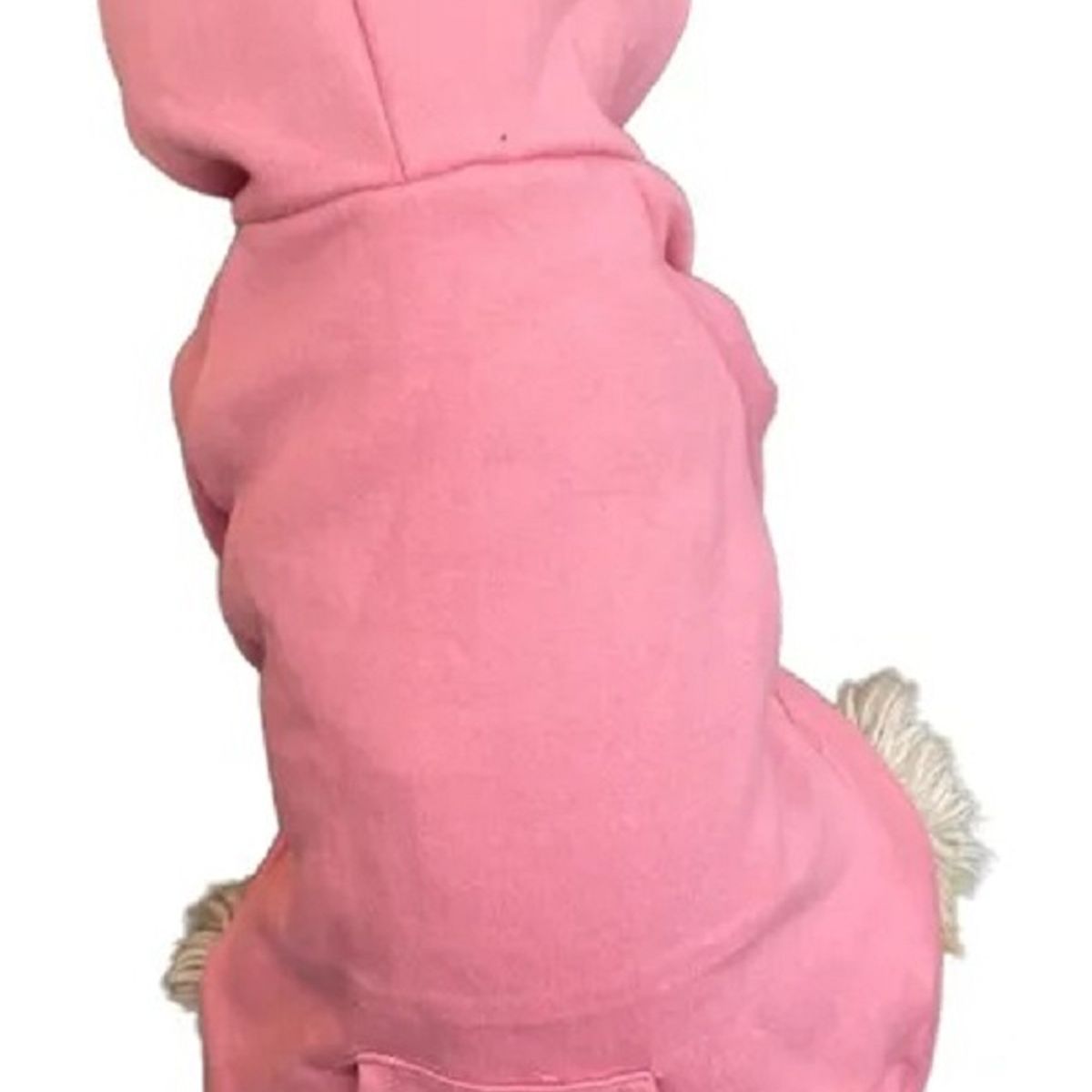 MARC - Ropa De Mascota Polera Con Capucha Color Palo Rosa Talla 0