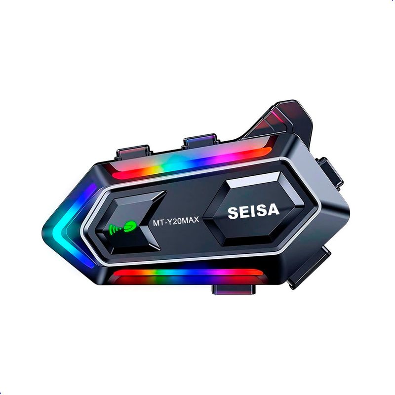 SEISA - Auriculares Seisa MT-Y20MAX Bluetooth Para Casco Motos