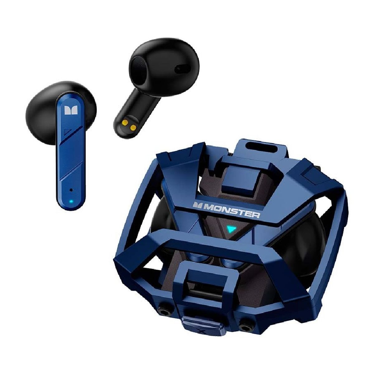 MONSTER - Audífonos Bluetooth Gamer Monster XKT09 Azul