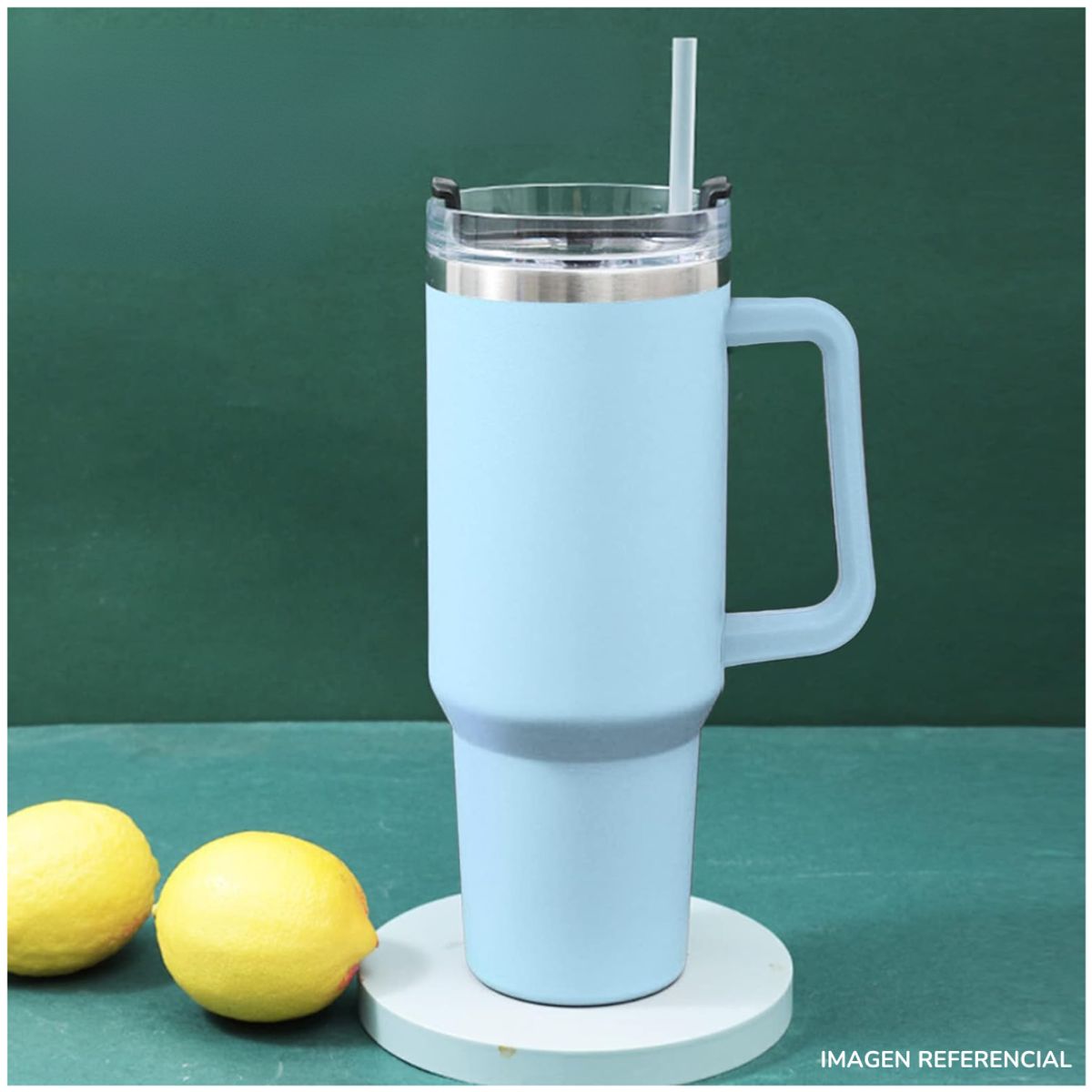INSPIRA MARKET - Vaso termo grande con asa 1200ml