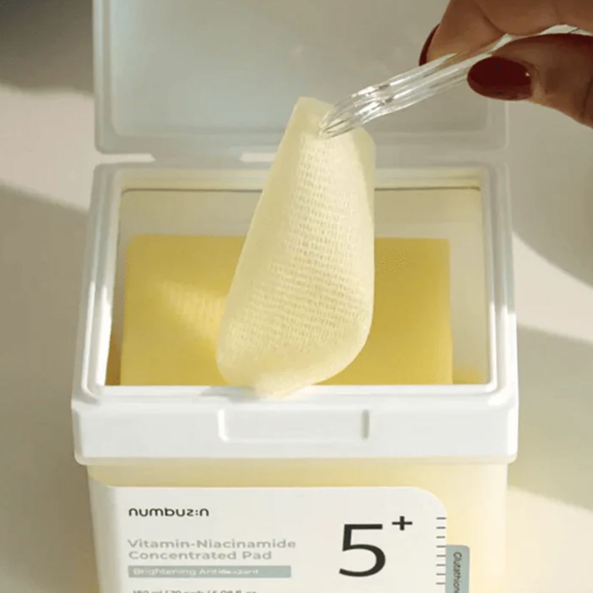 LE COREANE - Toner Pads Coreanas Numbuzin Vitamin-Niacinamide Concentrated Pad