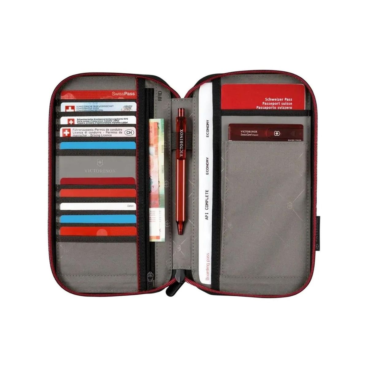 VICTORINOX - Organizador de Viaje, Travel Essentials, Negro, Victorinox