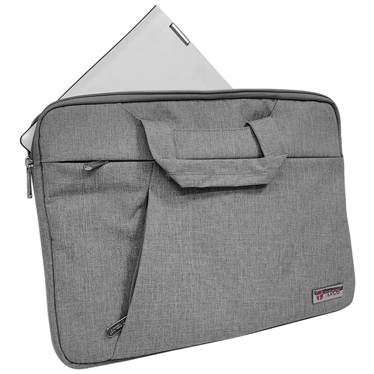 TEROS - MALETIN GRIS TEROS PARA LAPTOPS DE HASTA 156 POLIÉSTER COLOR GRIS