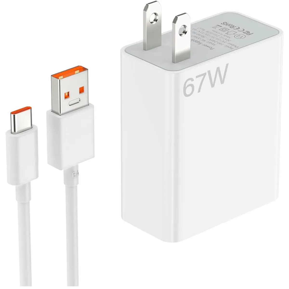 XIAOMI - Cargador Xiaomi 67w Original Con Cable para Redmi Note 13 Pro