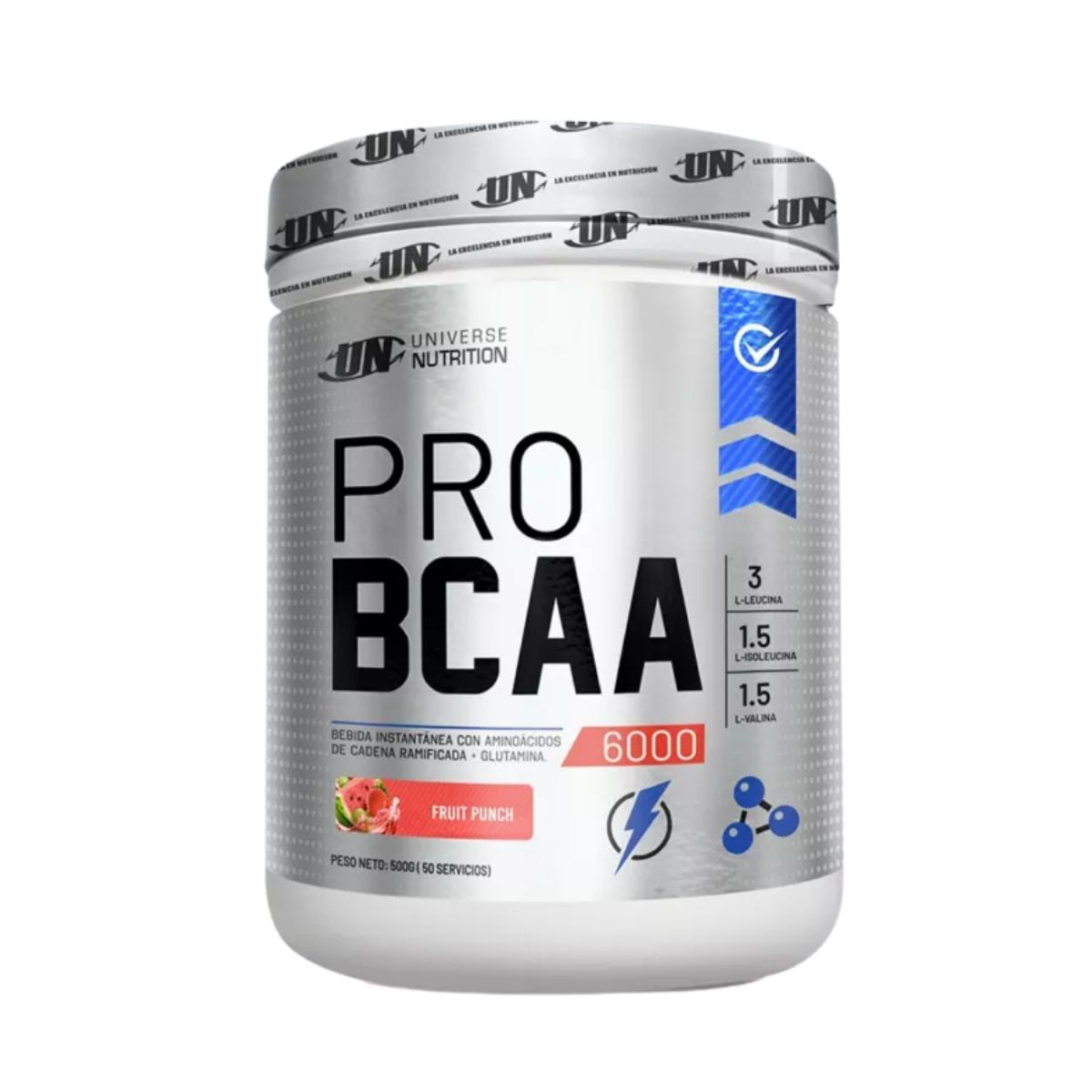 UNIVERSE NUTRITION - AMINOÁCIDOS PRO BCAA UN 500 G FRUIT PUNCH + 3 XB