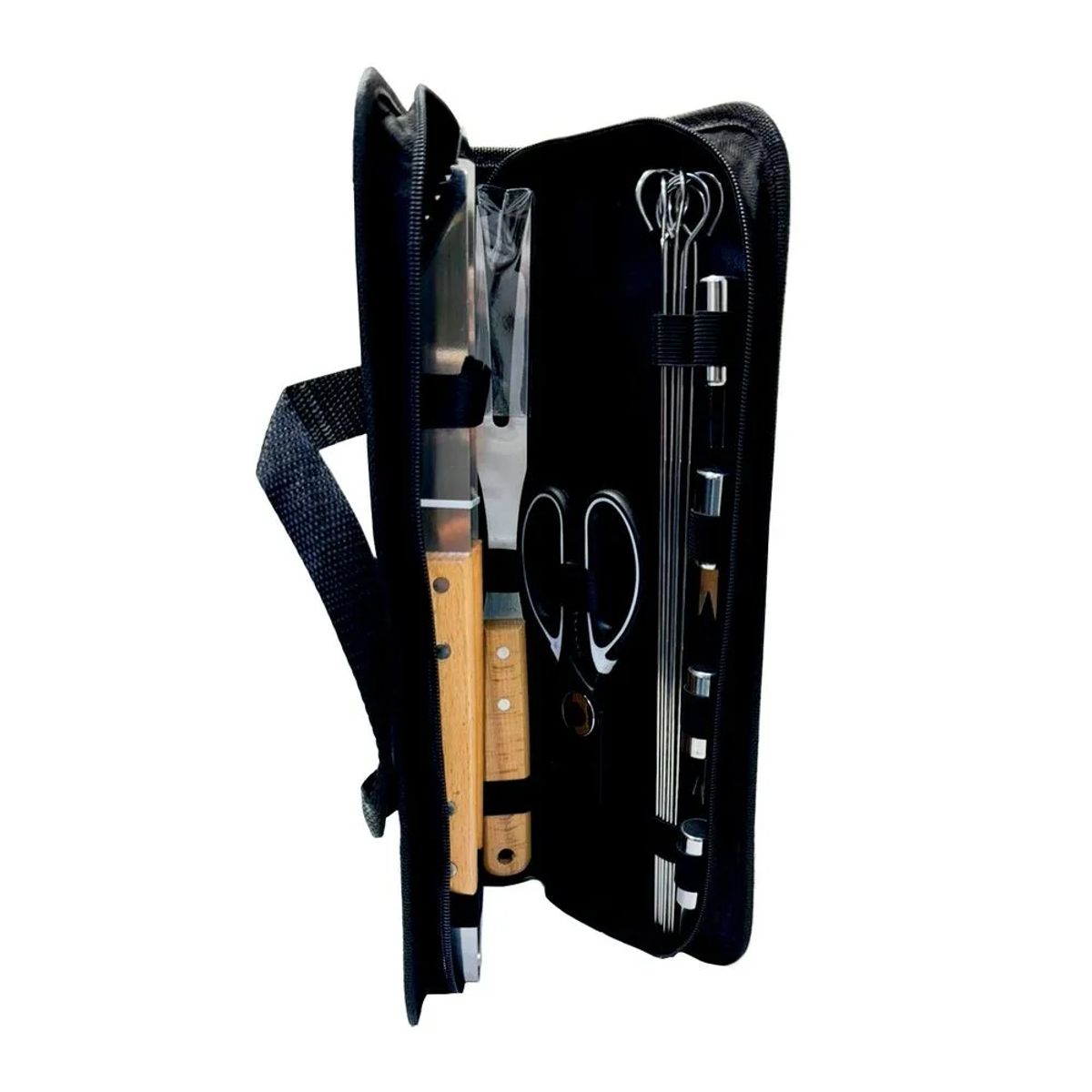 JUEGO DE UTENSILIOS PARRILLERO X 15 PIEZAS CON ESTUCHE ICHIMATSU, marca Ichimatsu - Foto 2