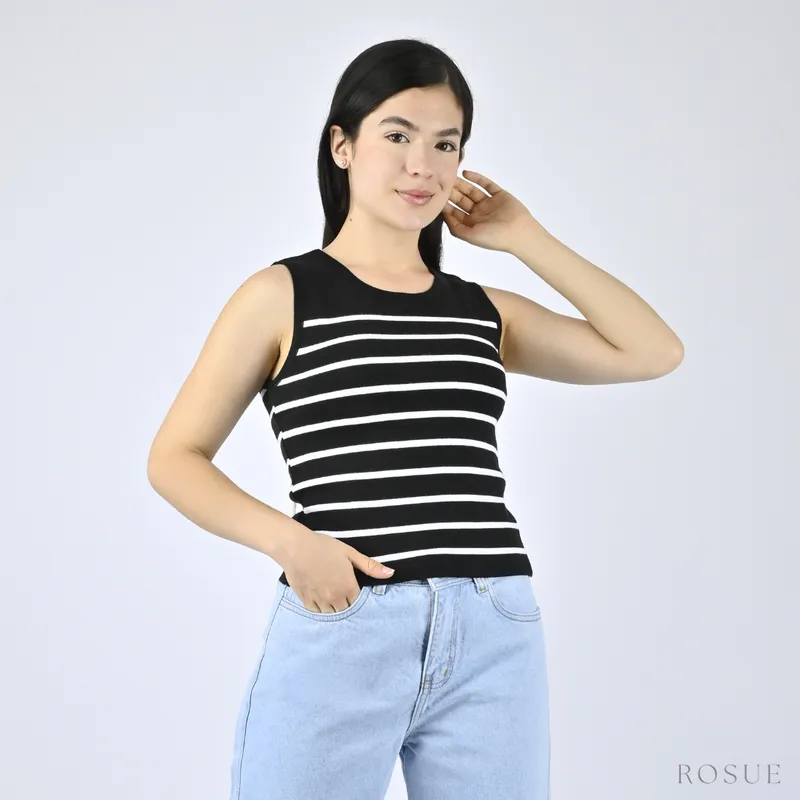 ROSUE - Polo de Hilo Rayas Básico