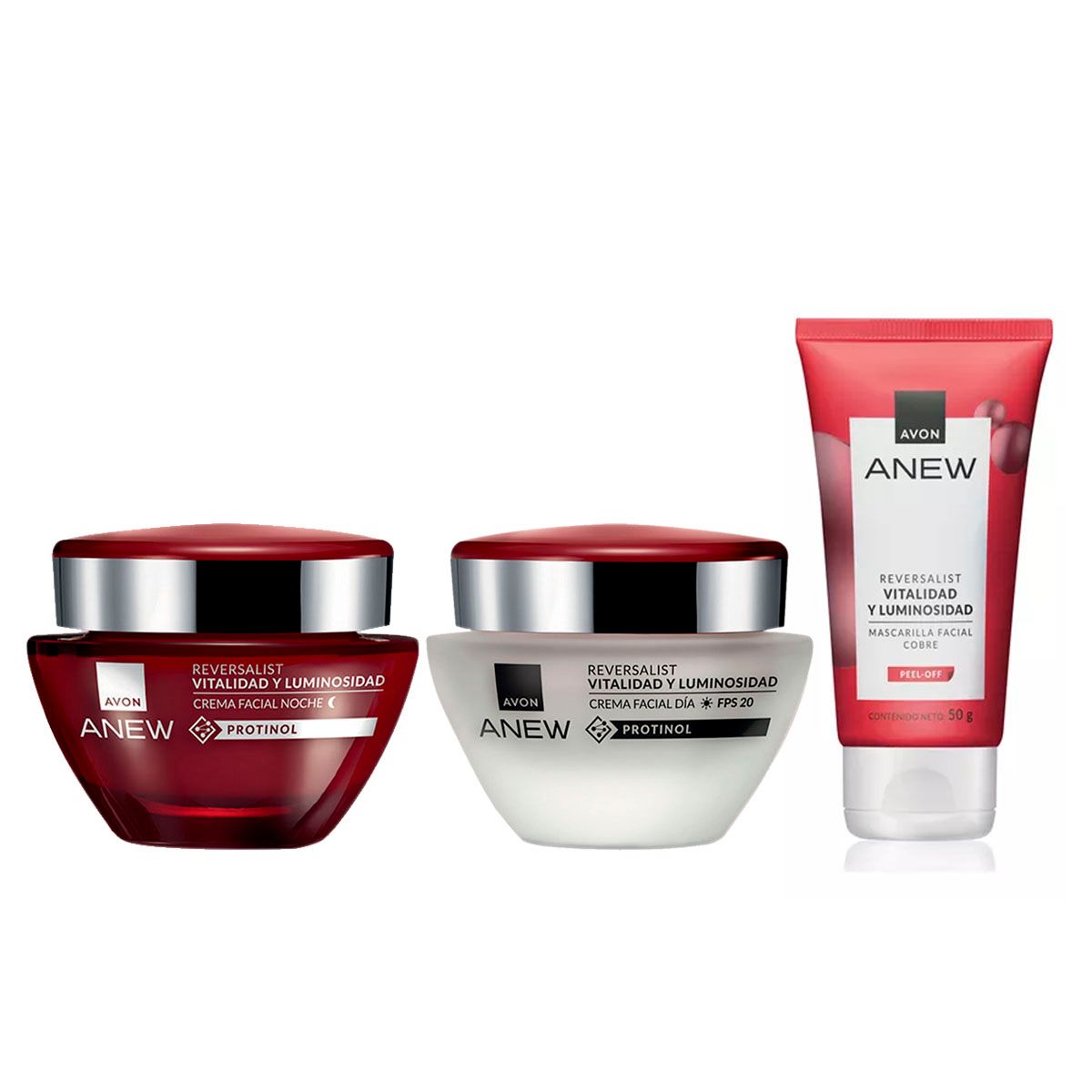 AVON - Anew Reversalist Crema Restauradora Día + Noche 30+ y Mascarilla