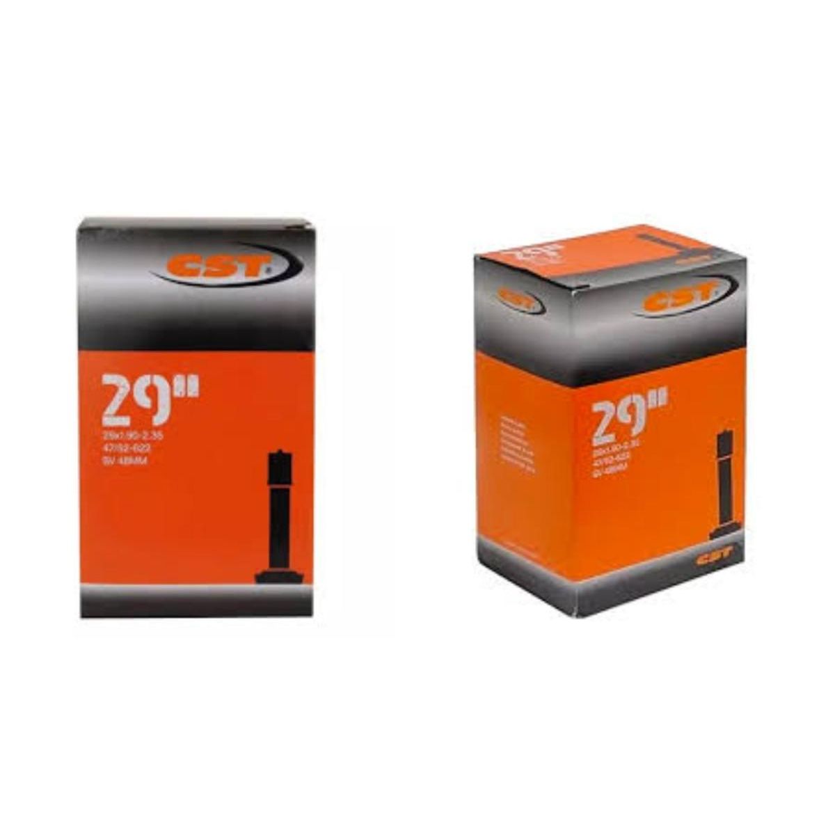 CST - 2 CAMARAS CST 29 VÁLVULA NORMAL PARA BICICLETA