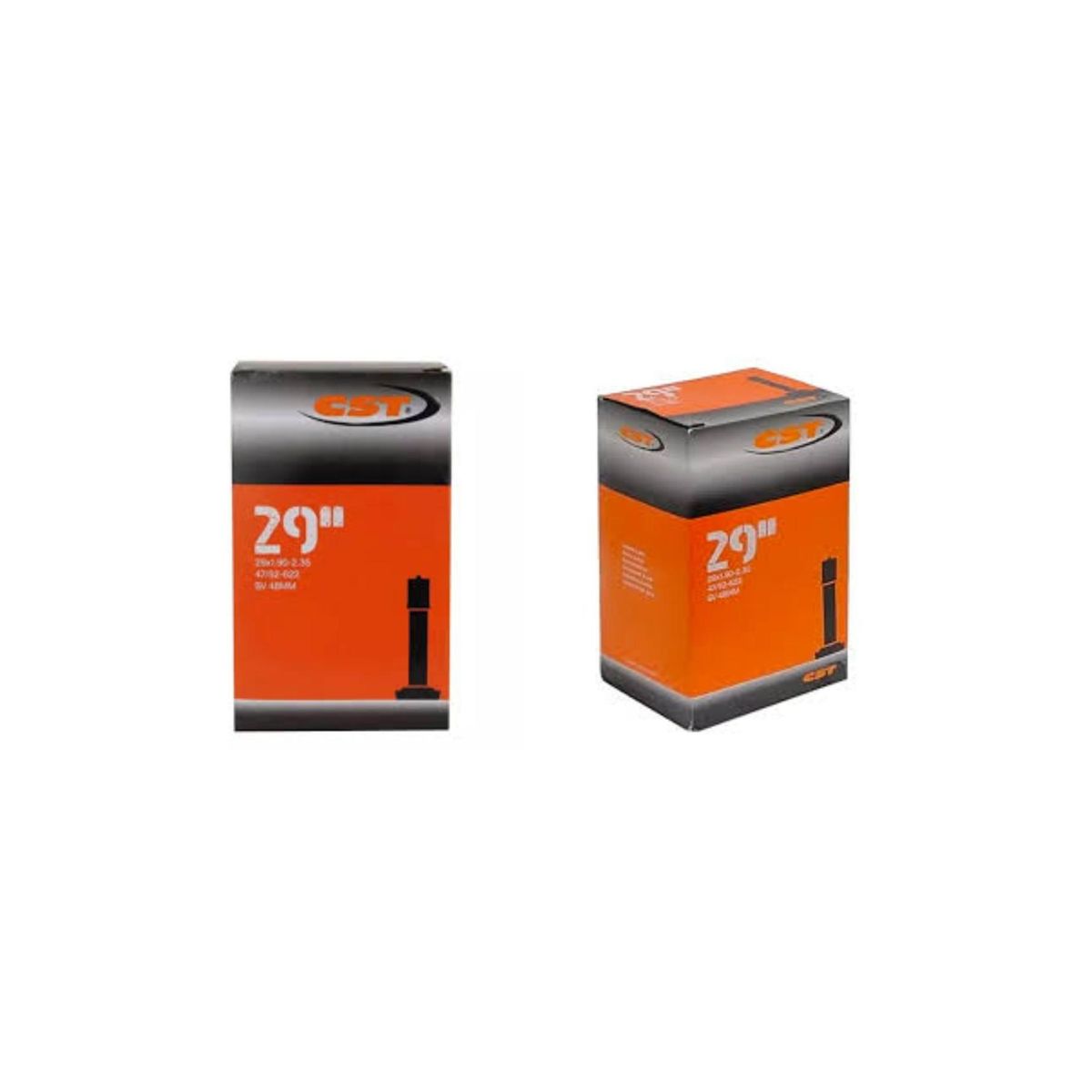 CST - 2 CAMARAS CST 29 VÁLVULA NORMAL PARA BICICLETA