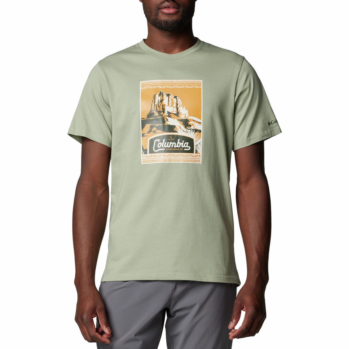 COLUMBIA - Polo Columbia Hombre Csc™ Seasonal Logo Verde COLUMBIA