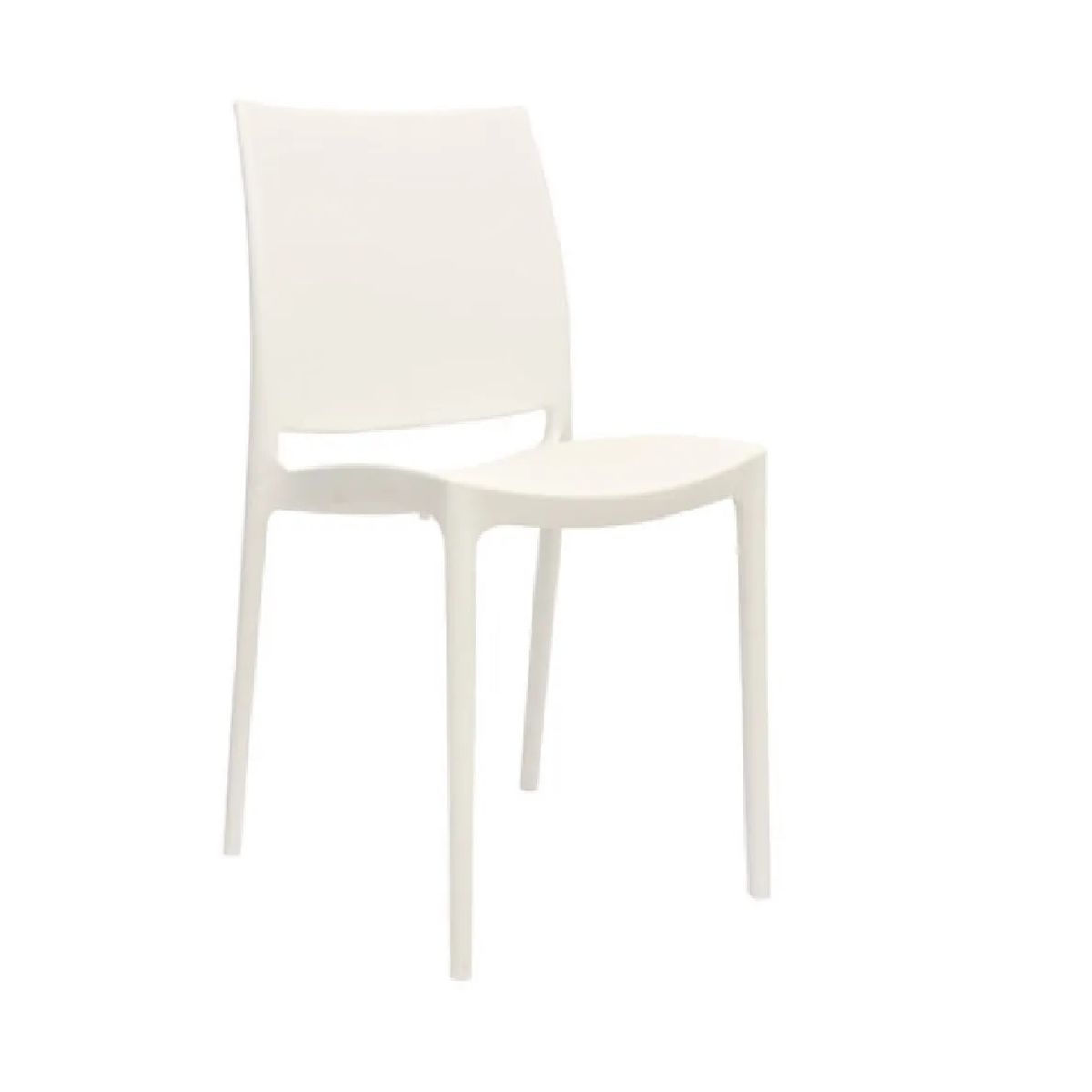 TU MESITA - Silla Funcional de Comedor Kansas color Blanco TU MESITA