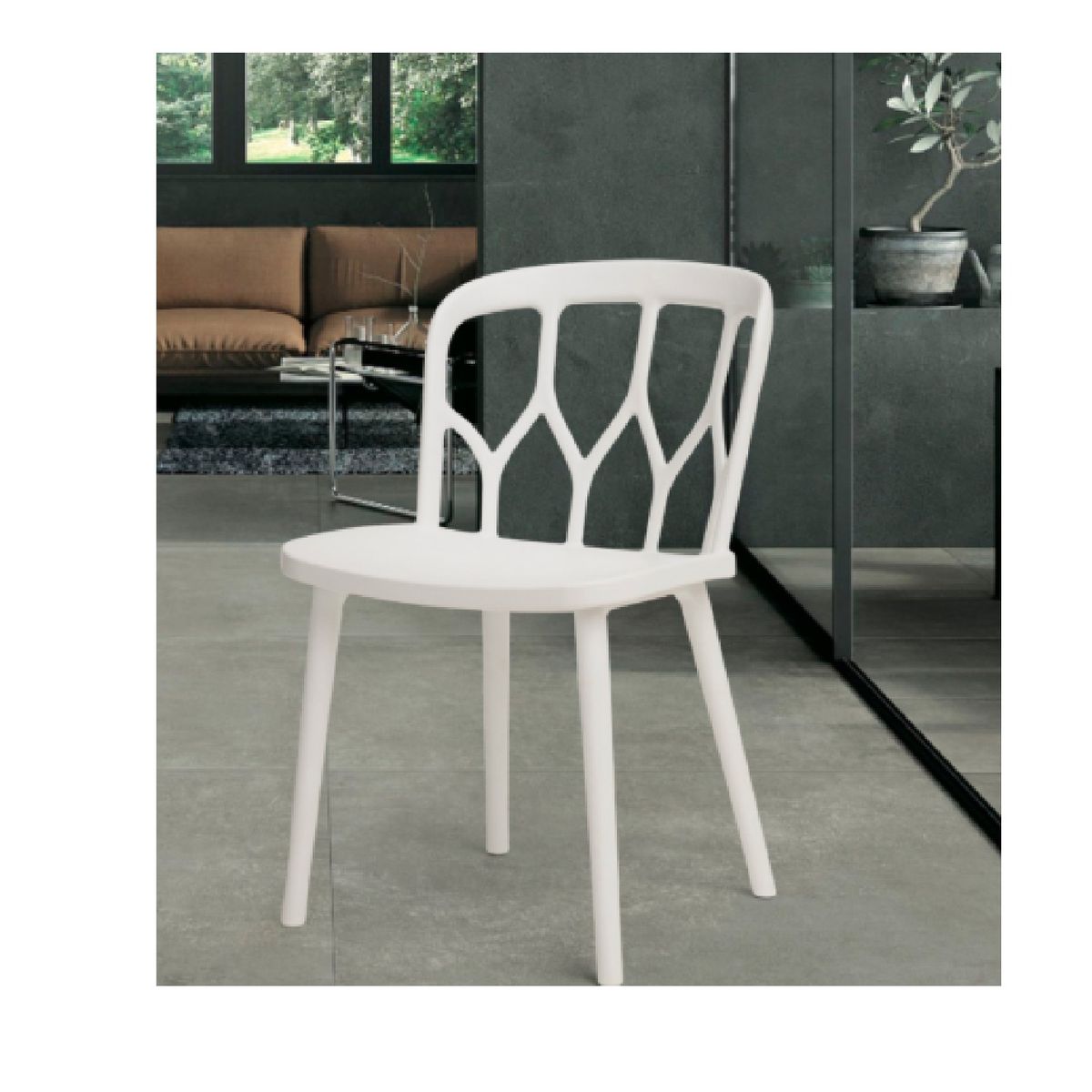 TU MESITA - Silla de Comedor Alexis color Blanco TU MESITA