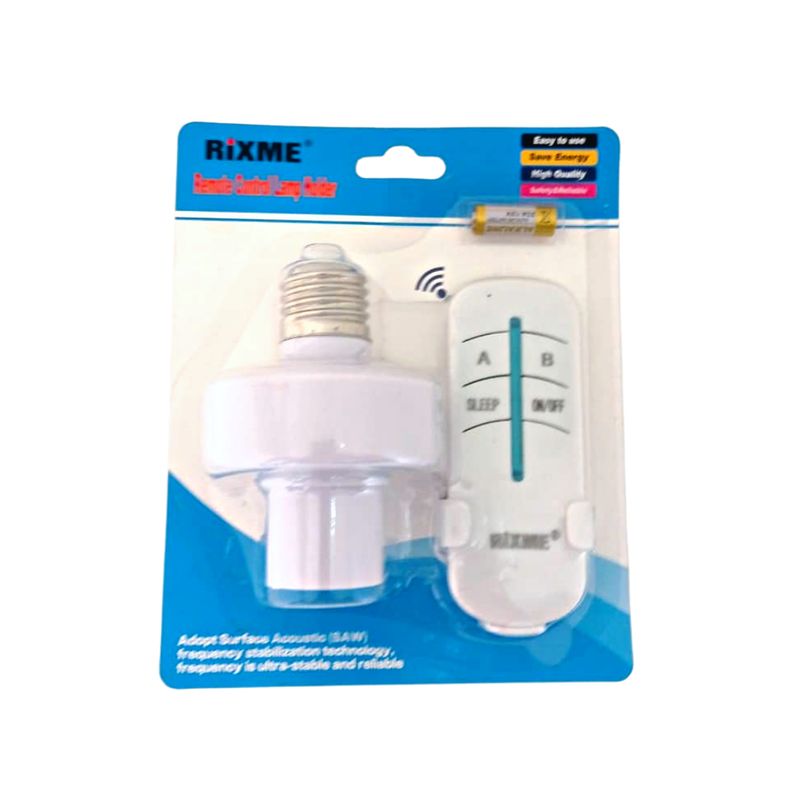 GENERICO - Socket A Control Remoto Para Focos Led E27 Ahorro De Energía