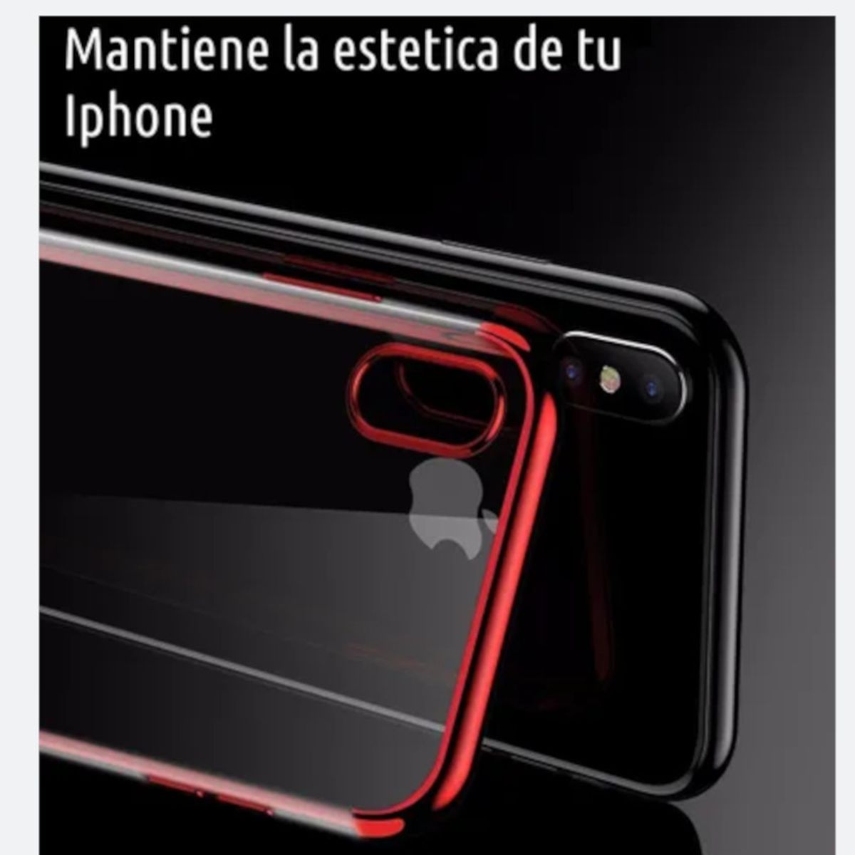 GENERICO - Clear Case Protector Back Cover Para iphone10 iphoneX Transparente