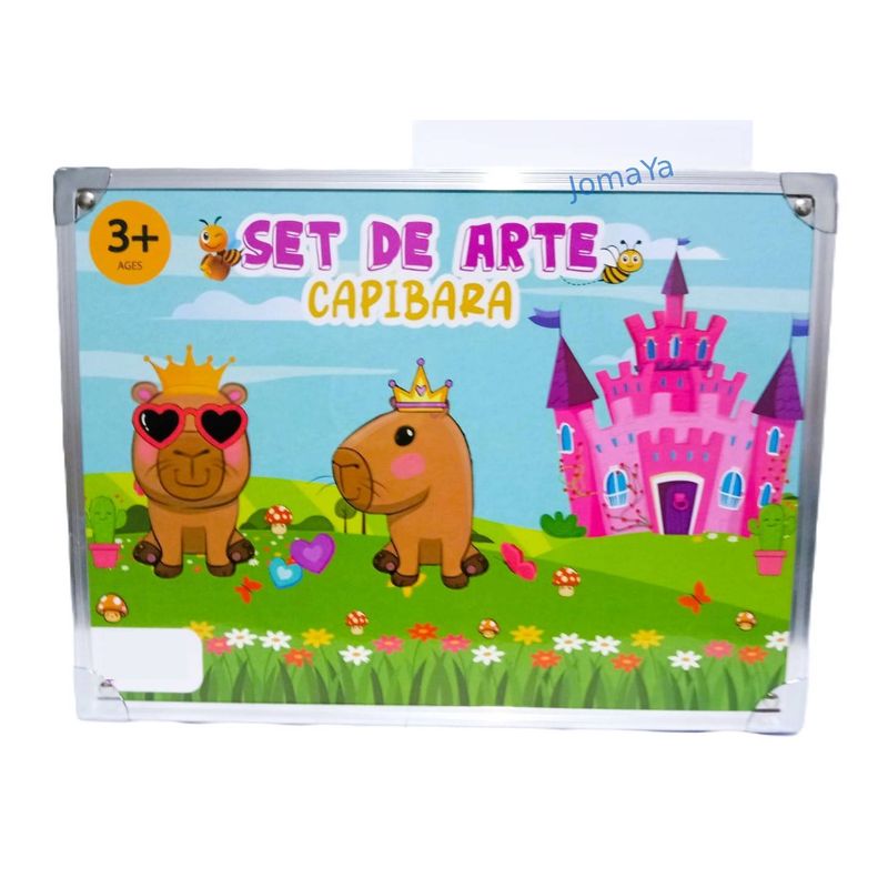 GENERICO - Set de Arte Maleta Capibara 6 Niveles - Nuevo modelo 2