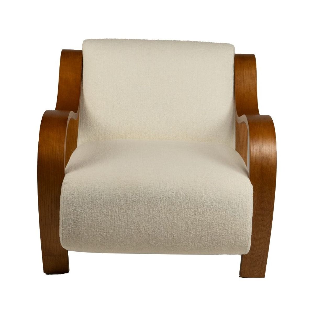 NIHM - Butaca de Madera Waves Cream