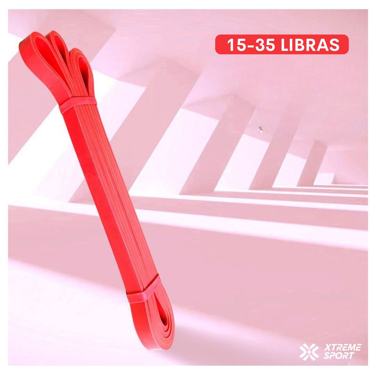 XTREME SPORT - Bandas Ligas de Calistenia Power Multitrainer Rojo