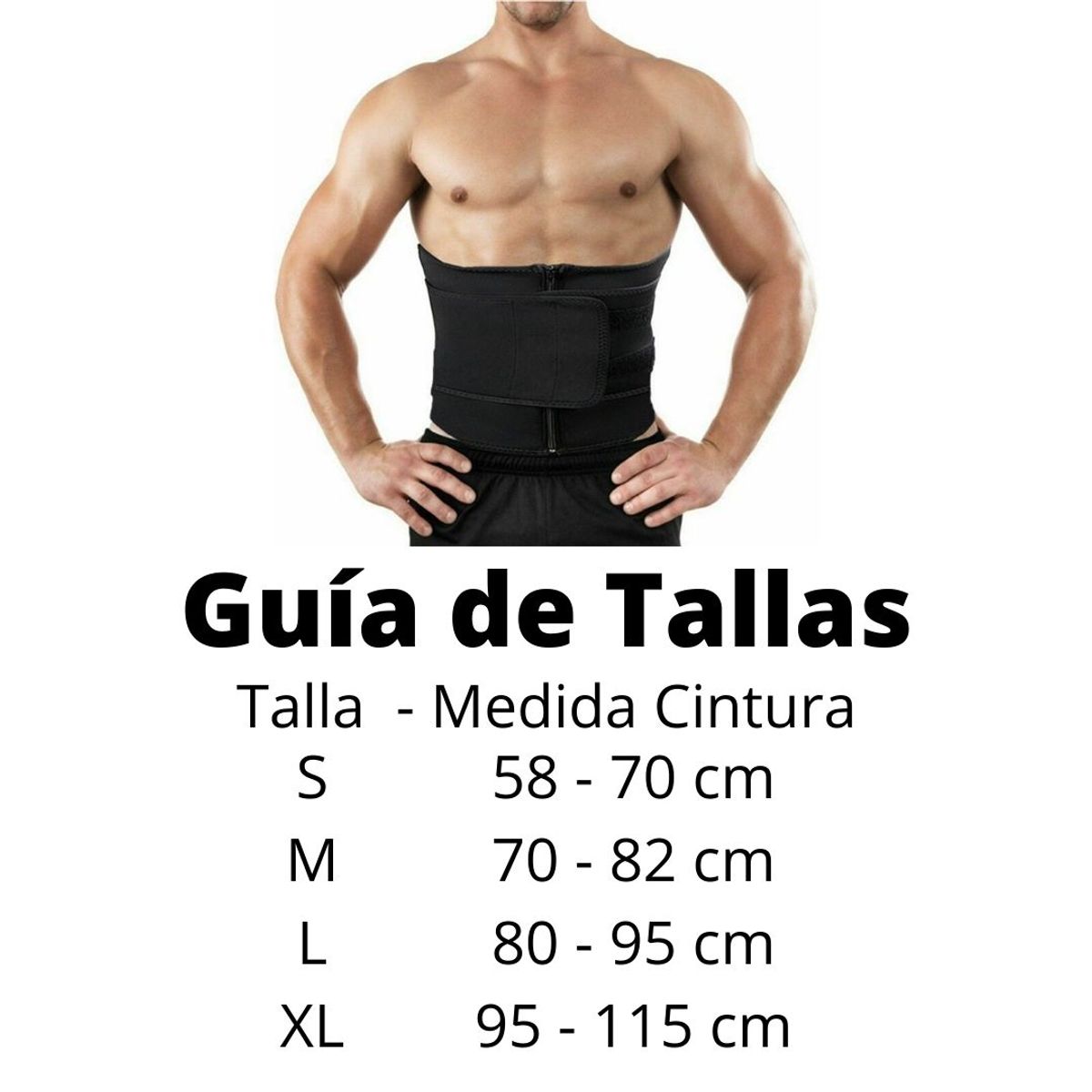 PRO - Faja Reductora Moldeadoras Abdomen Deportivas  Hombre