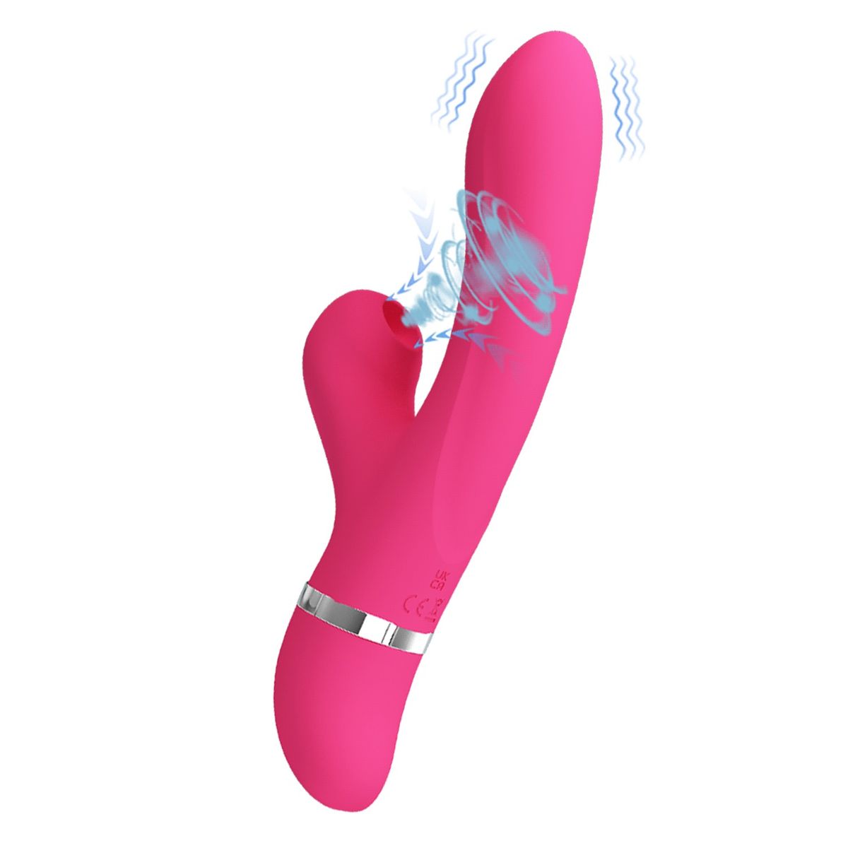 PRETTY LOVE - Vibrador Sexual Femenino 2 en 1 Succionador y Punto G Willow Silicona