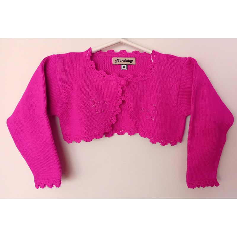 GENERICO - Bolero Chaqueta Corta Crochet Mandalay Knits