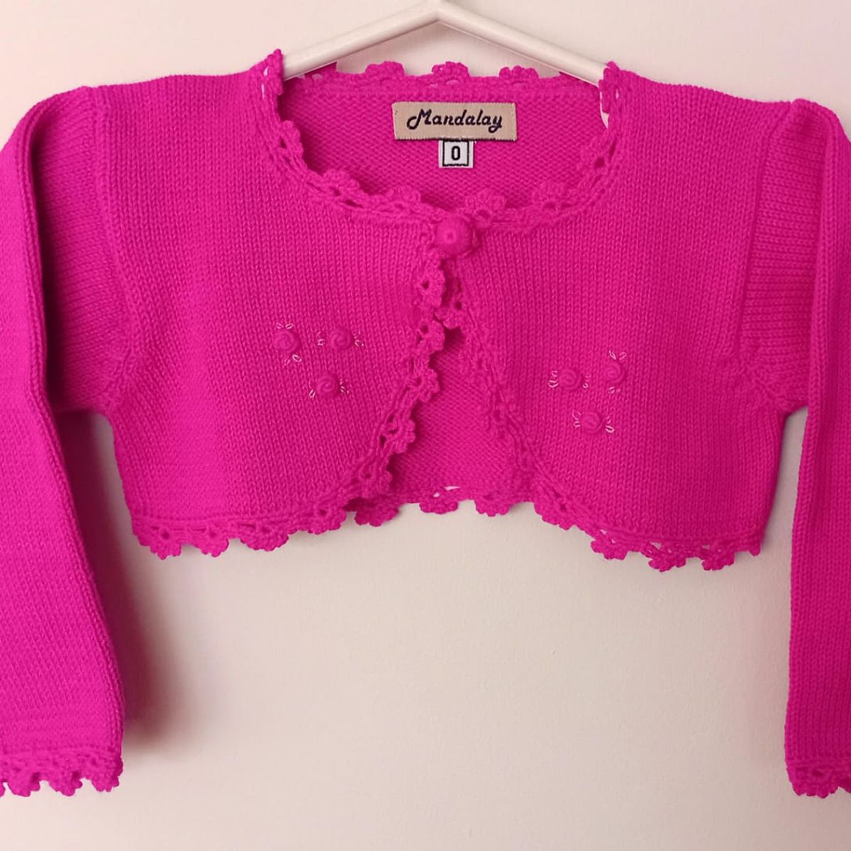 GENERICO - Bolero Chaqueta Corta Crochet Mandalay Knits