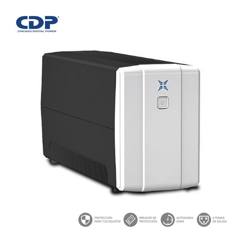 CDP - Ups Cdp R-Upr508I 500 Va240 W Autonomía 20 Min 8 Salidas