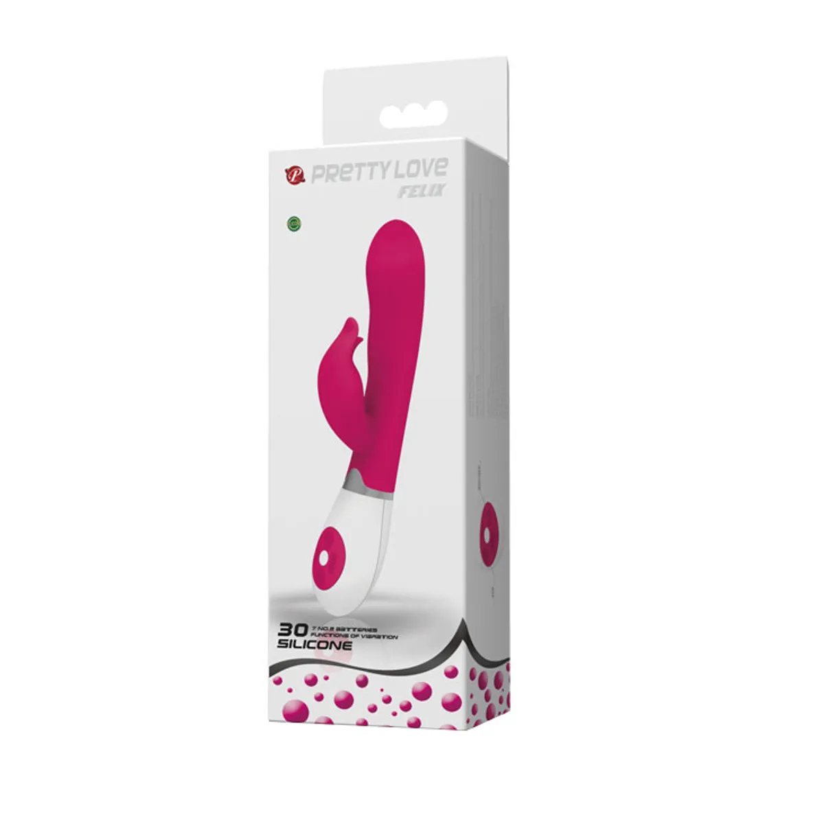 PRETTY LOVE - Vibrador Sexual Femenino Rabbit Felix Silicona 30 Funciones