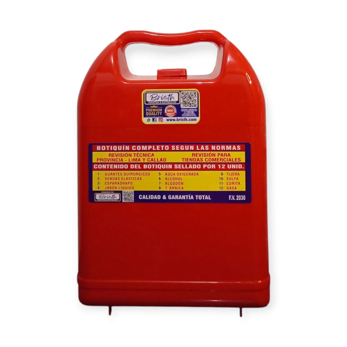 GENERICO - Botiquín de Emergencia Tipo Loncheron Primeros Auxilios