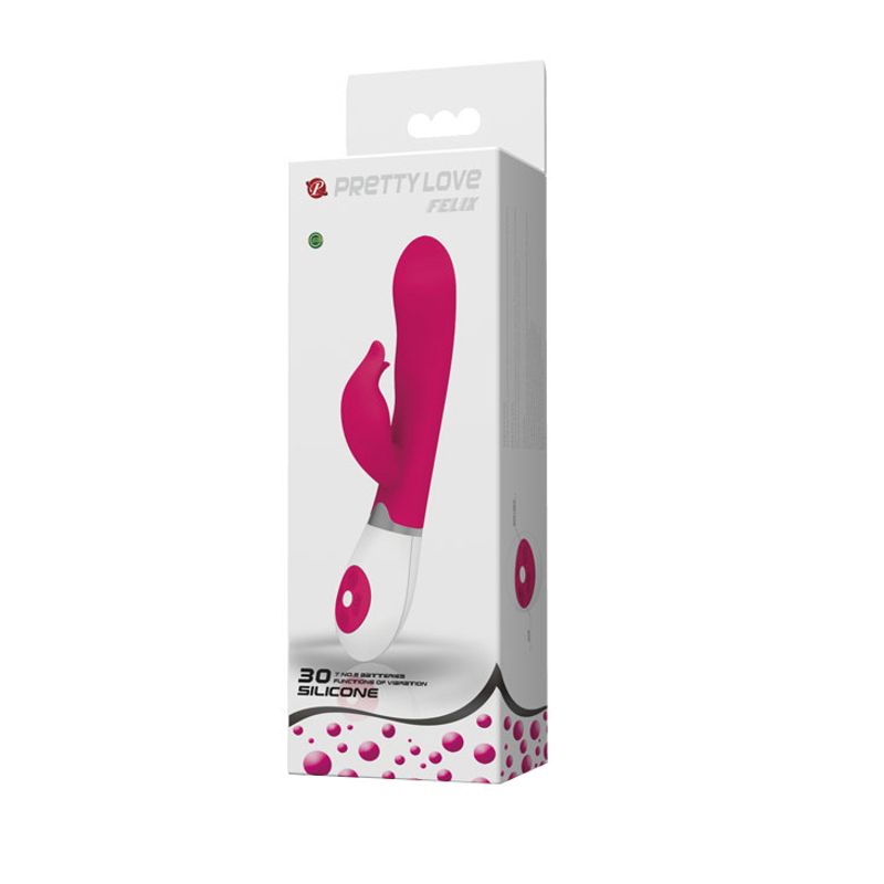 PRETTY LOVE - Vibrador Sexual Femenino Rabbit Felix Silicona 30 Funciones