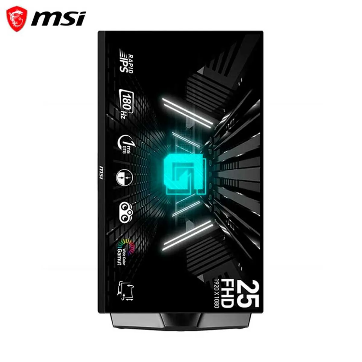 MSI - Monitor Gaming MSI G255PF E2 24.5 Full HD Fast IPS 180Hz, 1ms, Pivot
