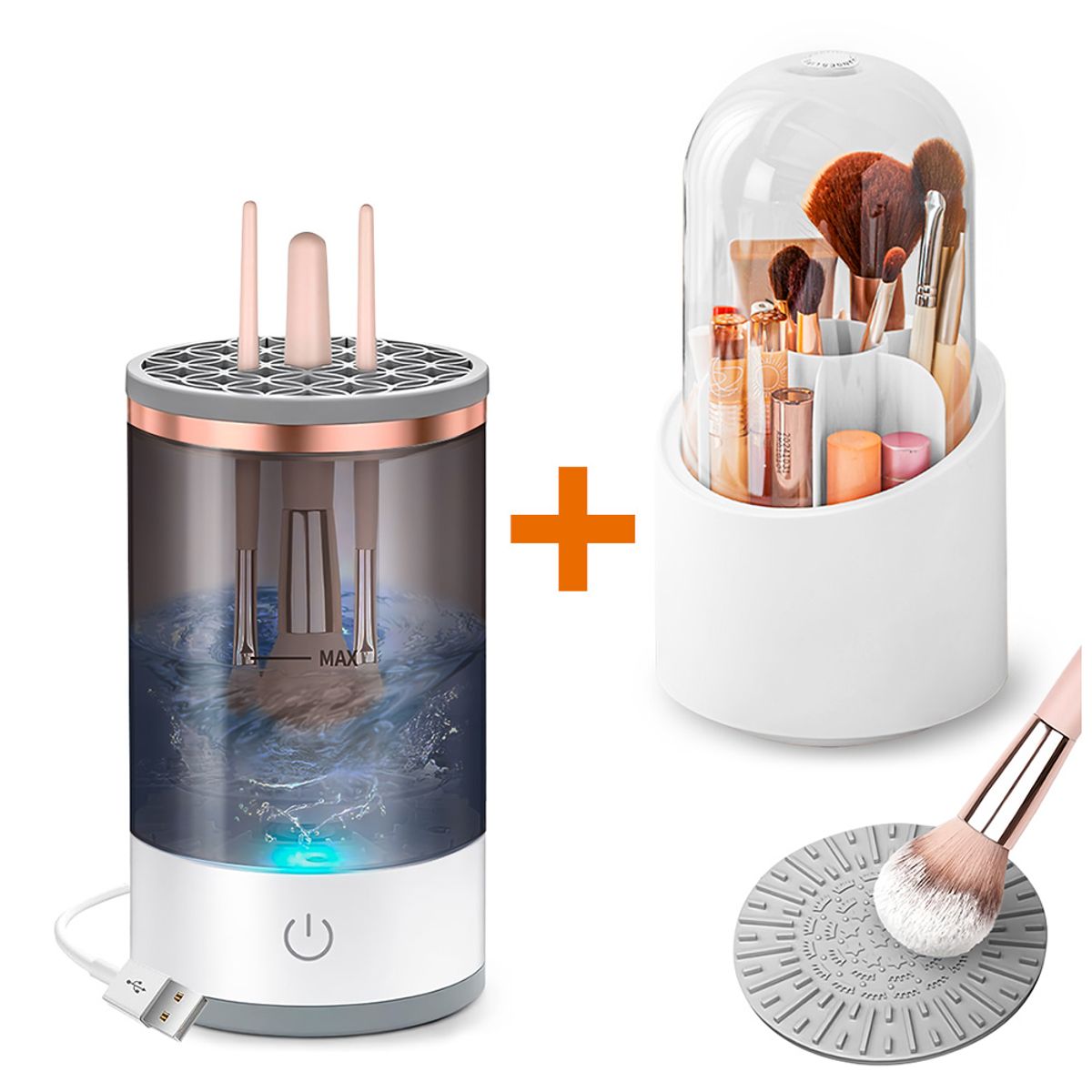 KELLER - Limpiador de Brochas NG S52 Y Organizador Giratorio ALT LS4