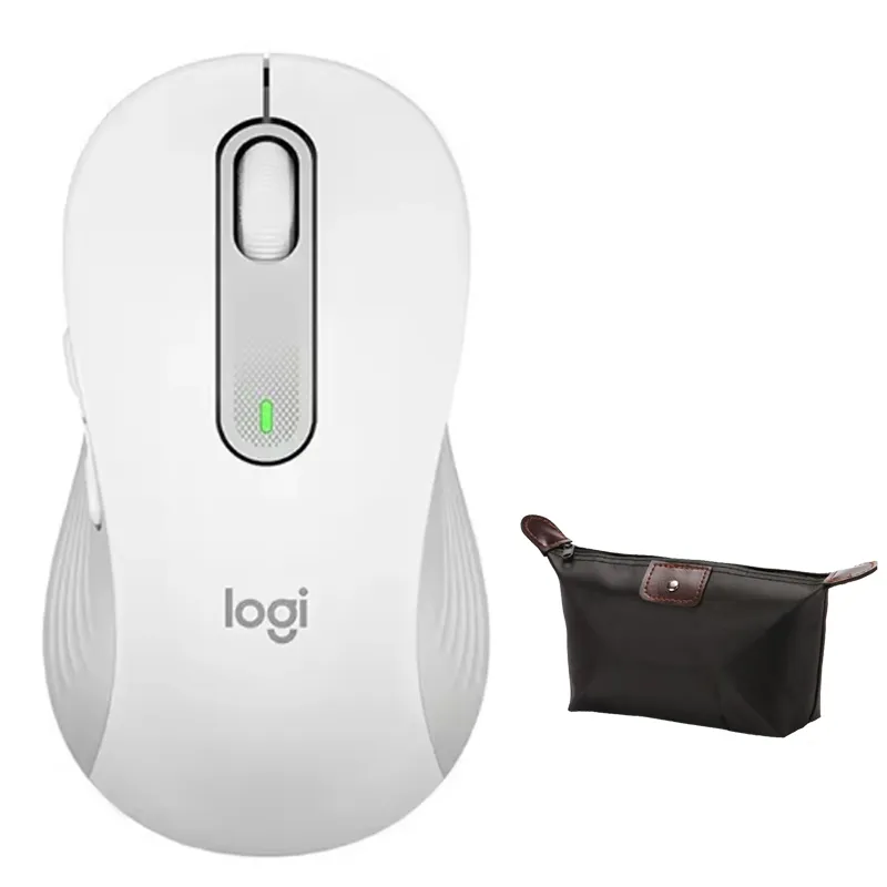 LOGITECH - Mouse Gamer Inalambrico Logitech M650 Vertical - Blanco y Estuche