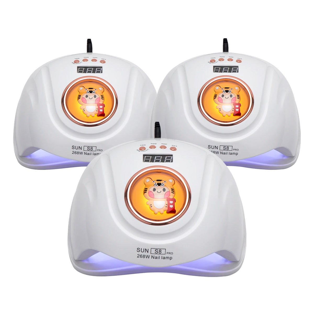 GENERICO - Cabina De Secado Solar LedUv S8 Pro 268W 2 En 1 3Uni