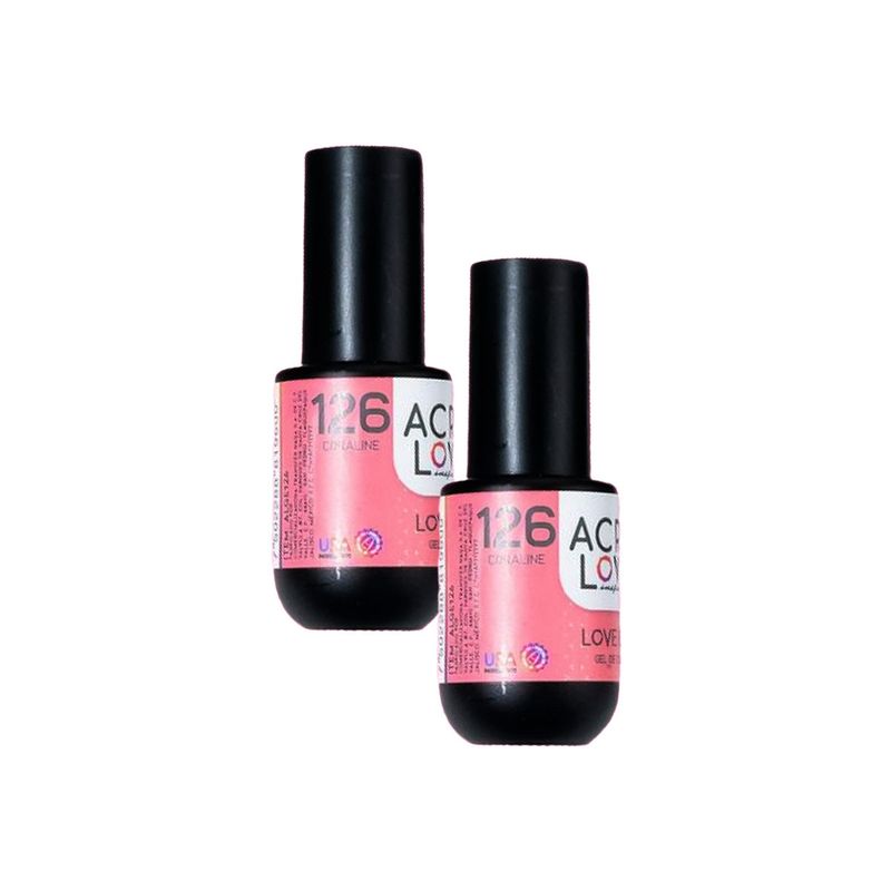 GENERICO - Acry Love Esmalte Gel Uv Coraline 2 Unid
