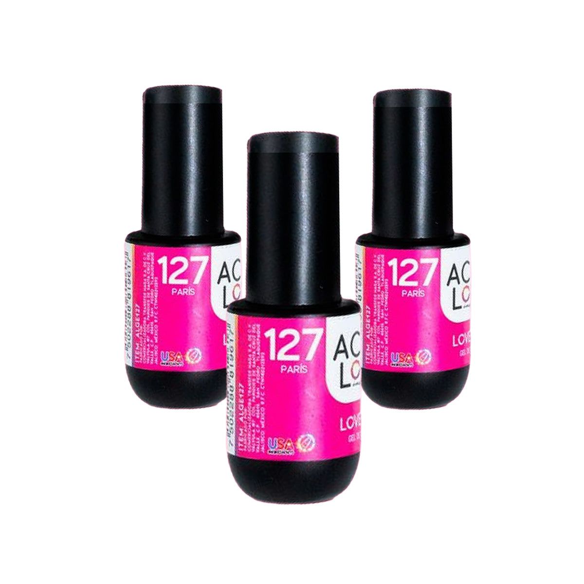 GENERICO - Acry Love Esmalte Gel Uv Paris 3 Unid