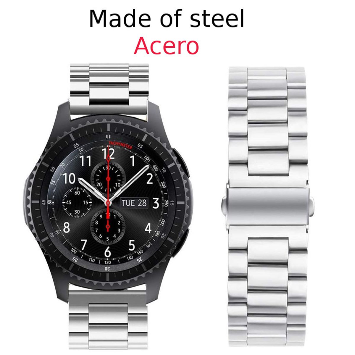 GENERICO - Correa Acero Galaxy Watch 6/6 Classic Galaxy Watch 7