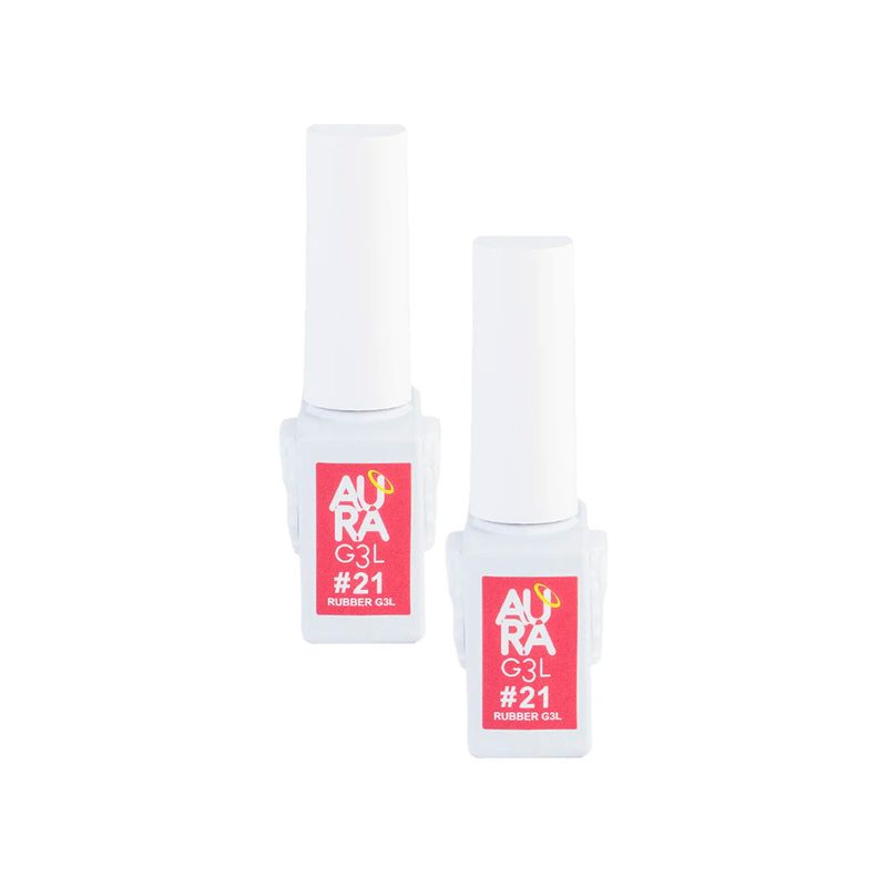 GENERICO - Aura Base Rubber Colores 21 2 Unid