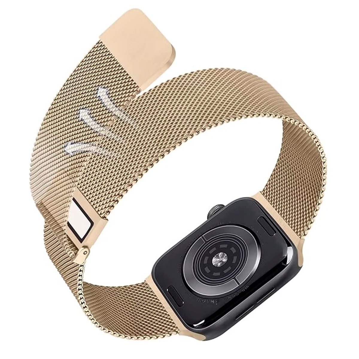 GENERICO - Correa Milanese Imantada Para Apple Watch 42mm Champagne